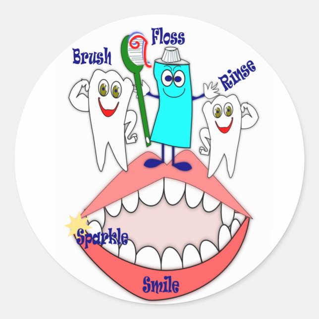 Adesivos de Higiene Dental (Frente)