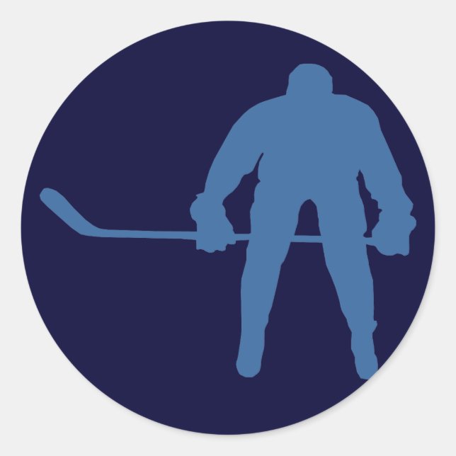 Adesivos de Hockey Silhouette (Frente)