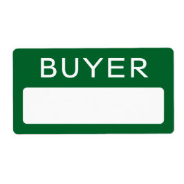 Adesivos de Identificação de Nome de Comprador For
