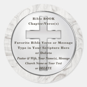 Adesivos de Igreja Personalizados para Envelopes,
