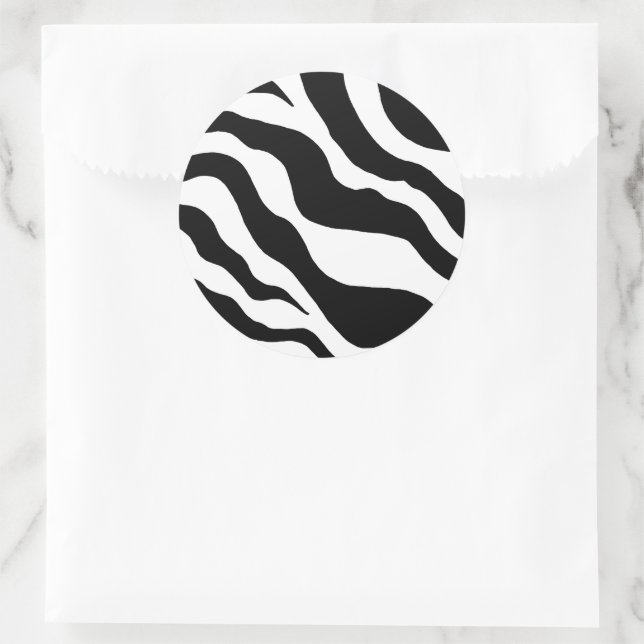 Adesivos de Impressão de Zebra (Bolsa)