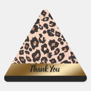 Adesivos de impressão leopardo personalizados
