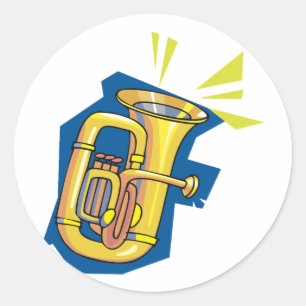 Adesivos de Instrumento Tuba