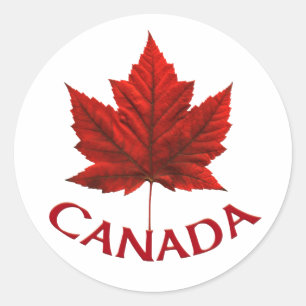 Adesivos de lembrança do Canadá Folha de Bordo Ver
