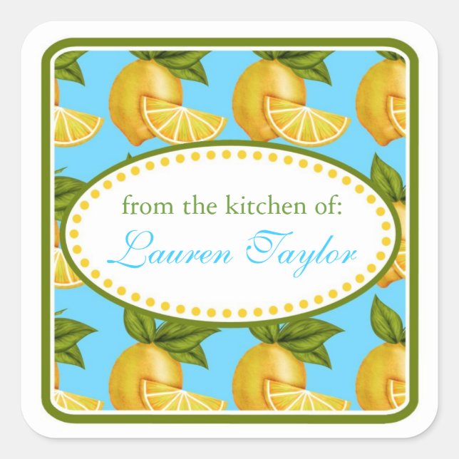 Adesivos de Lemon Kitchen (Frente)