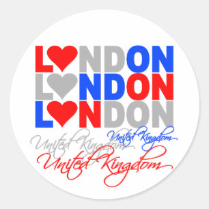 adesivos de Londres