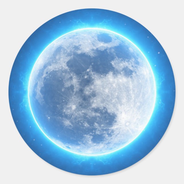 adesivos de lua de cheio de fantasia (Frente)