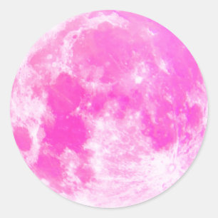 Adesivos de Lua Rosa