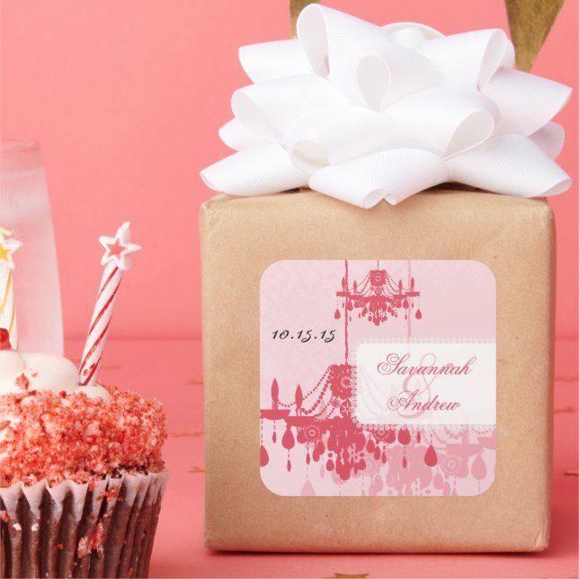 Adesivos de Lustre Pink Damask Honeysuckle (Festa)