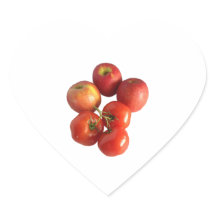 Adesivos de Maçãs e Tomates Frescos