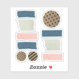 Adesivos de manchas de fita de lavagem abstrato