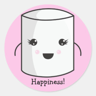 Adesivos de marshmallow