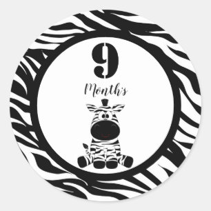 Adesivos de Mês do Bebê