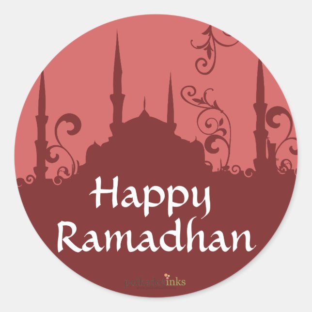 Adesivos de Mesquita Vermelha (Frente)