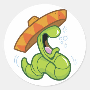 Adesivos de Minhoca Mexicana