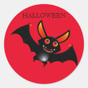 Adesivos de morcego de Halloween!