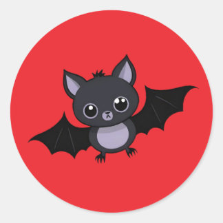 Adesivos de Morcego de Halloween de Desenho Animad