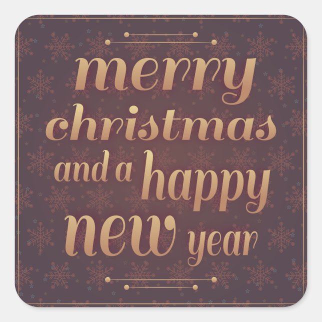 adesivos de natal alegres (Frente)