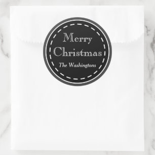 Adesivos de Natal de Quadro Negro