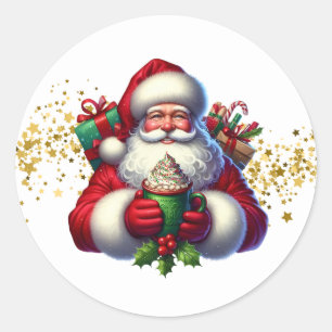 Adesivos de Natal do Papai Noel