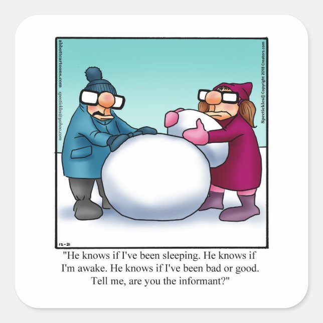 Adesivos de Natal Holiday (Frente)