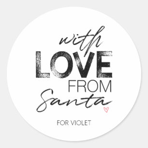 Adesivos de Natal Personalizados do Papai Noel