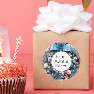 Adesivos de Natal personalizados lindos