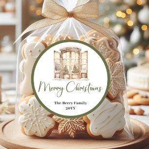 Adesivos de Natal Personalizados Tom Aconchegante