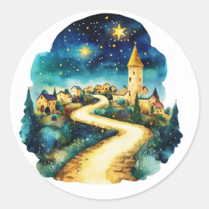 Adesivos de Natividade Festiva