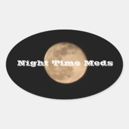 Adesivos de Noite de Lua Cheia Med