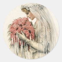 Adesivos de Noiva Vintage