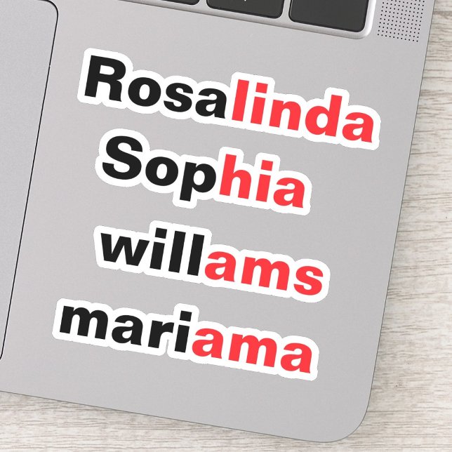 Adesivos de Nome Transparentes à Prova d'Água da T (Motivational Stickers for students, Encouragement Stickers for kids)
