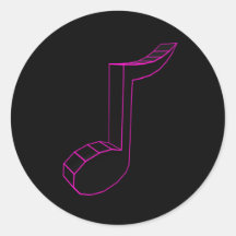Adesivos de Nota de Música
