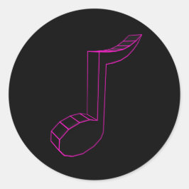 Adesivos de Nota de Música