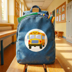 Adesivos de ônibus escolares amarelos