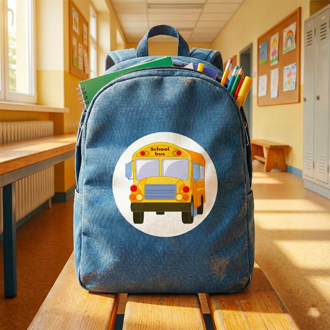 Adesivos de ônibus escolares amarelos (Criador carregado)