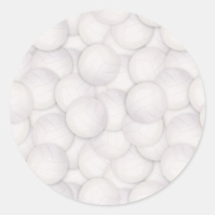 Adesivos de padrão de voleibol