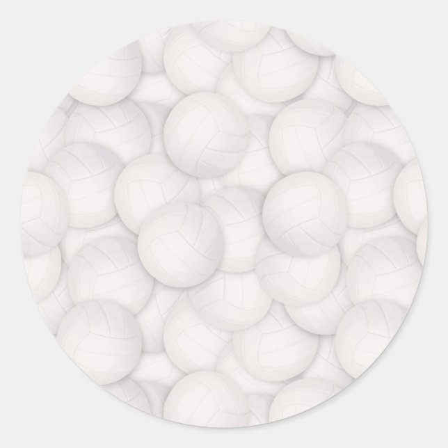 Adesivos de padrão de voleibol (Frente)