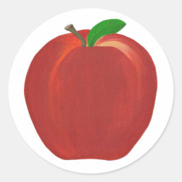 Adesivos De Pão De Pêlos De Pêlos De Maçã Vermelha