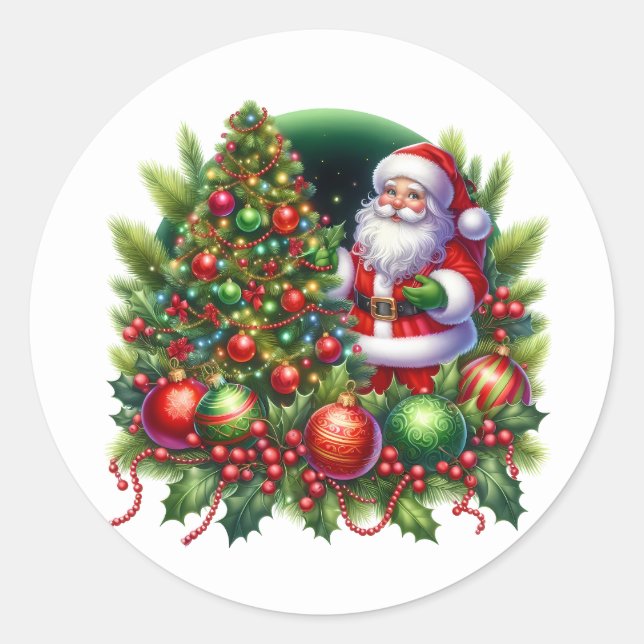 Adesivos de Papai Noel (Frente)