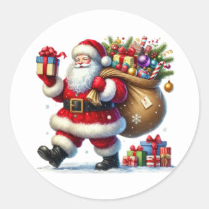Adesivos de Papai Noel