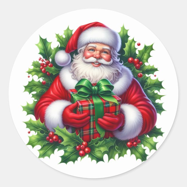 Adesivos de Papai Noel (Frente)