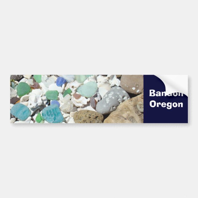 Adesivos de para-choque Bandon Oregon Tesouro da P (Frente)