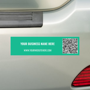Adesivos de Para-choque Empresariais com Código QR