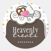 Adesivos de pastelaria decorativa