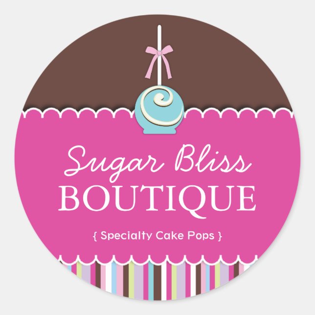 Adesivos de pastelaria decorativa (Frente)
