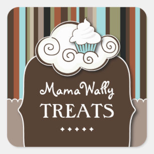 Adesivos de pastelaria decorativa