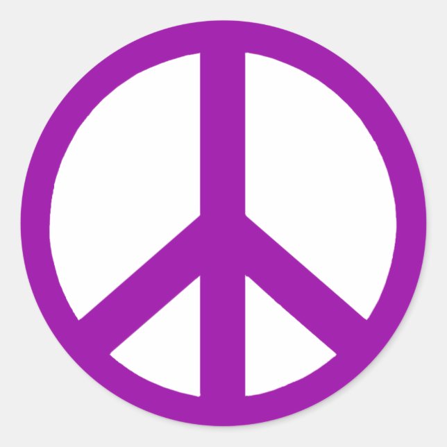 Adesivos de Paz Violeta (Frente)
