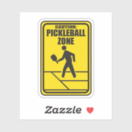 Adesivos de picleball Zone