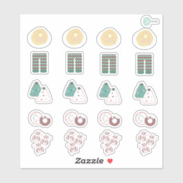 Adesivos de Planeador de Pequeno-almoço de Natal F